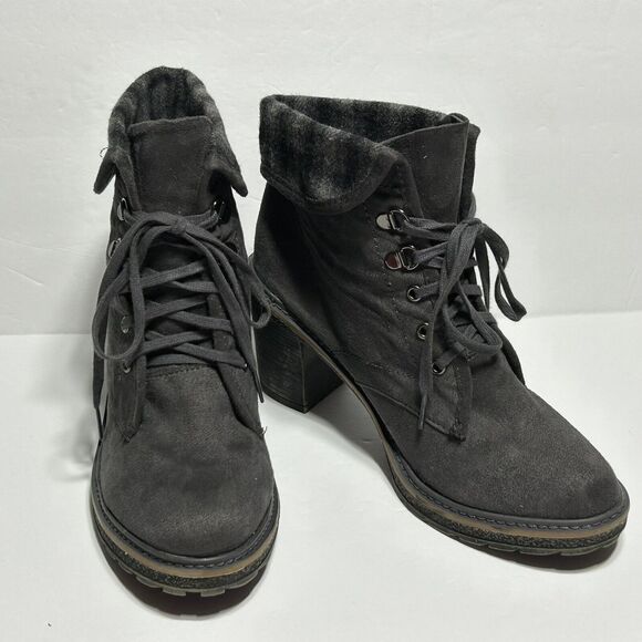 Canyon River Blues Women's Gray Ankle Boots Lace up, Size 9M - Picture 2 of 16